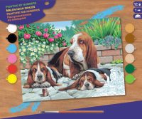 Набор для творчества Sequin Art PAINTING BY NUMBERS SENIOR Basset Hounds (SA0044)