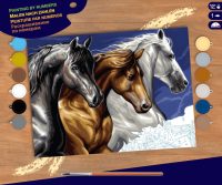 Набор для творчества Sequin Art PAINTING BY NUMBERS SENIOR Wild Horses (SA1040)