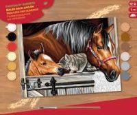 Набор для творчества Sequin Art PAINTING BY NUMBERS SENIOR Stable Dooor Trio (SA1523)