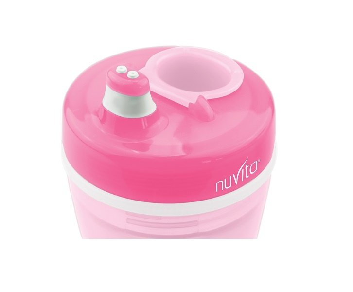 Дитячий поїльник Nuvita 12м + 200мл. з м'яким носиком Рожевий (NV1433Pink)