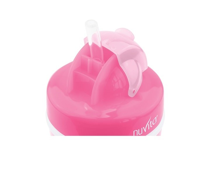 Детский поильник Nuvita 18м+ 200мл. с трубочкой Розовый (NV1436Pink)