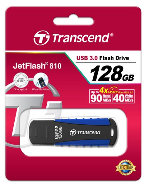 Накопичувач USB 3.0 TRANSCEND JetFlash 810 128GB (TS128GJF810)