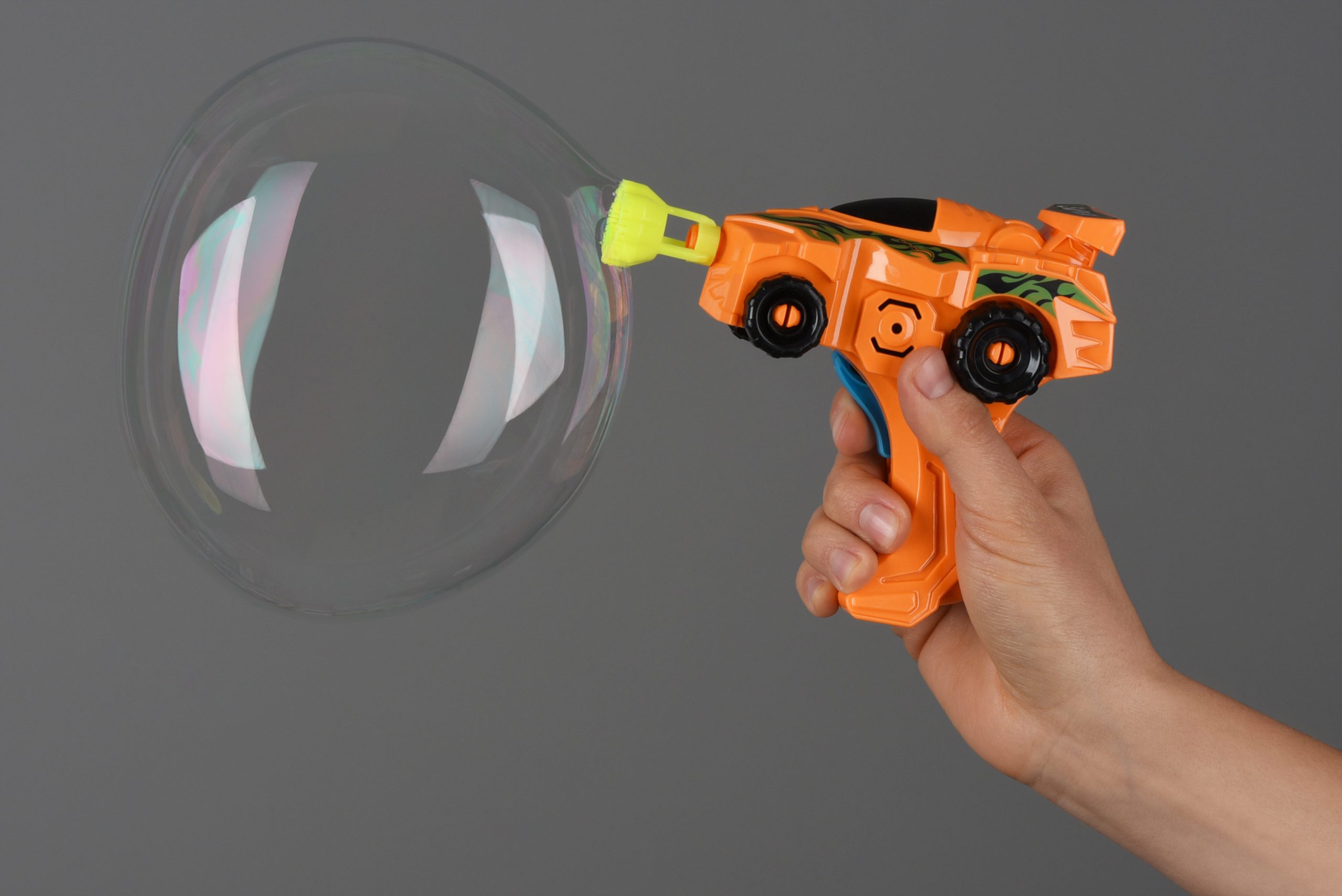 Мильні бульбашки Same Toy Bubble Gun Машинка помаранчевий