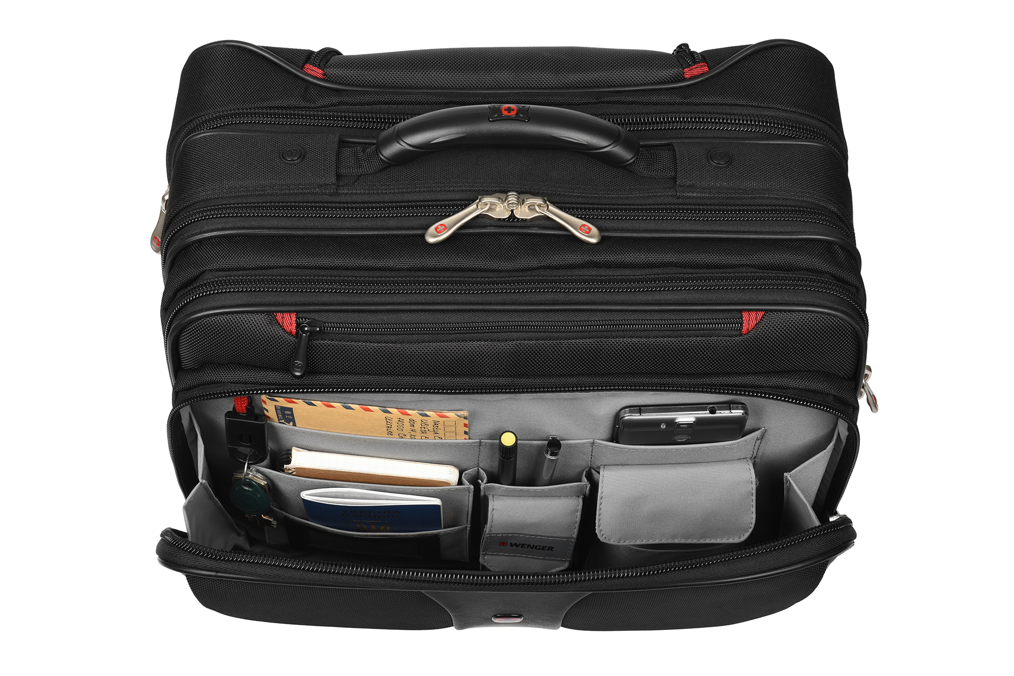 Кейс-пилот 16" Wenger Patriot 2 Pc Wheeled Laptop Case Black (600662)