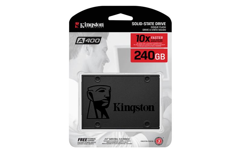 SSD накопитель KINGSTON A400 240GB 2.5" SATAIII (SA400S37/240G)