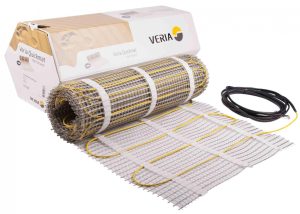 Тепла підлога Veria Quickmat 150 двожильний нагрівальний мат 1800 Вт, 230V, 1,5 м2, 0,5х3м (189B0160)