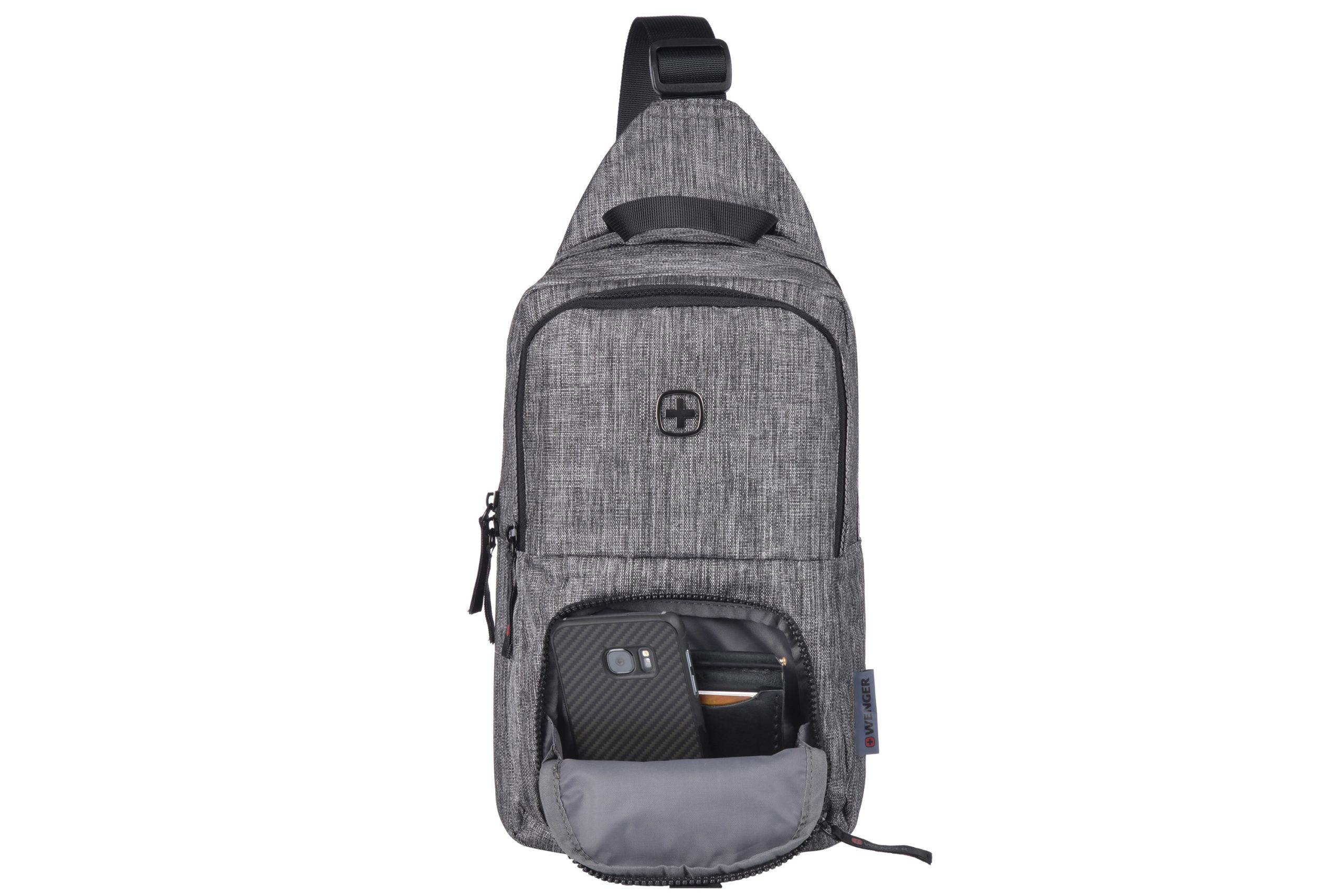 Рюкзак-слінг Wenger Console Cross Body Bag вугільно-сірий (605029)