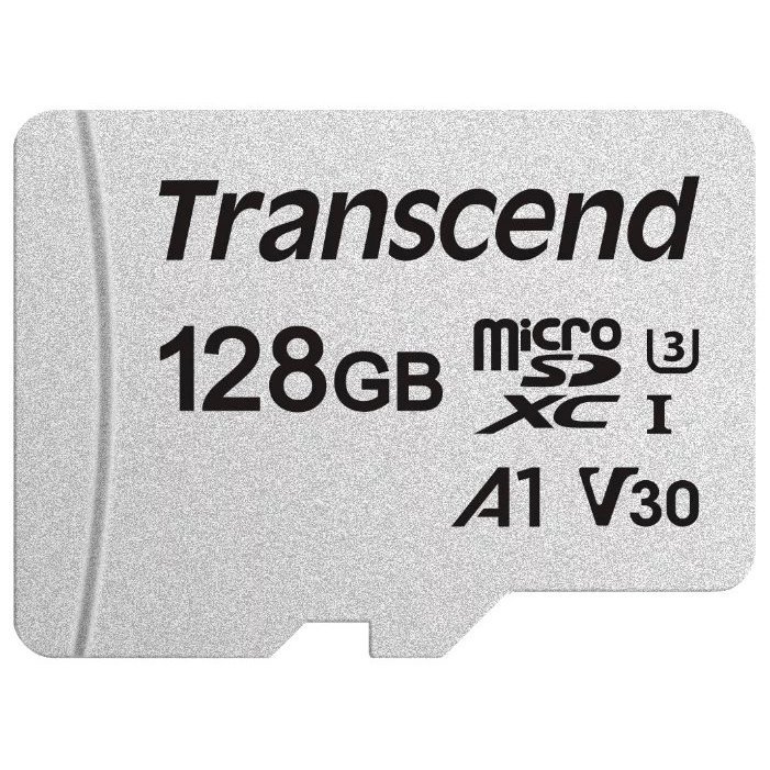 Карта пам'яті Transcend microSD 128GB C10 UHS-I R100/W40MB/s + SD