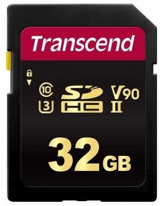 Карта пам`яті Transcend SDHC 32GB C10 700S UHS-II U3 V90 R285/W180 MB/s 4K (TS32GSDC700S)