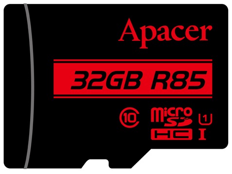 Карта пам'яті Apacer microSD  32GB C10 UHS-I R85MB/s + SD