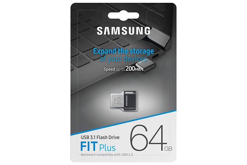 Накопичувач USB 3.1 SAMSUNG FIT PLUS 64GB (MUF-64AB/APC)