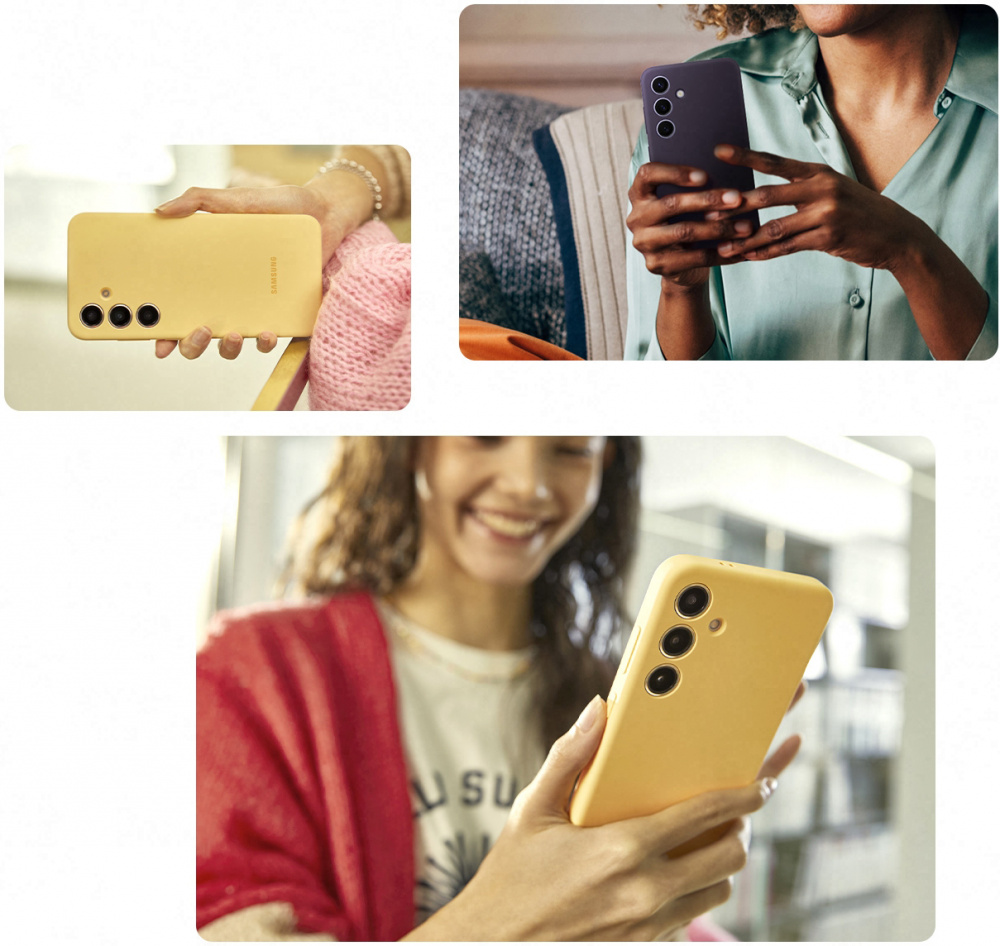 Чохол Samsung Silicone Case для Galaxy S24 (S921) Yellow (EF-PS921TYEGWW)