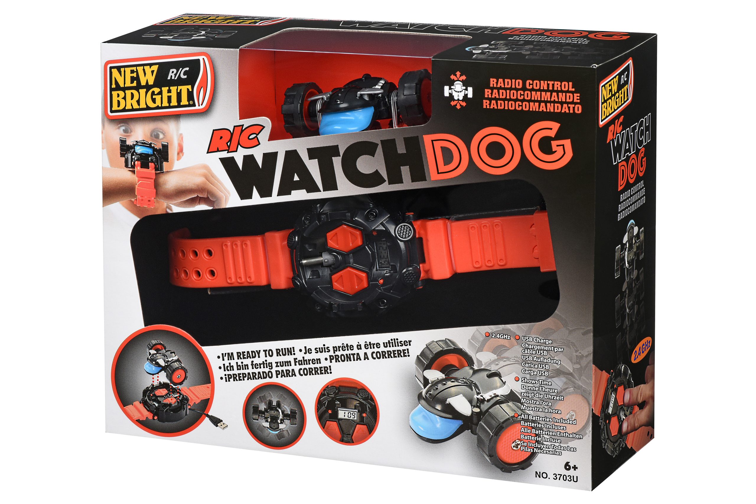 Машинка на р/к New Bright WATCHDOG CLOCK Red