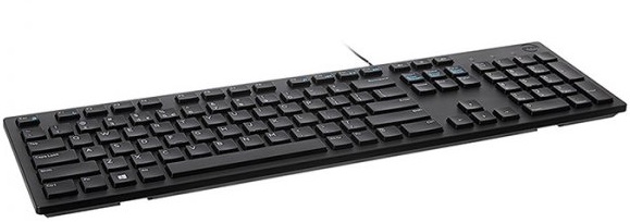 Клавіатура Dell KB216 Ukrainian QWERTY-Black (580-AHHE)