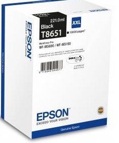 Картридж струменевий EPSON WF-M5190/WF-M5690 black, 10 000 стр (C13T865140)