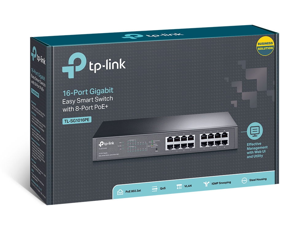 Комутатор TP-LINK TL-SG1016PE (TL-SG1016PE)