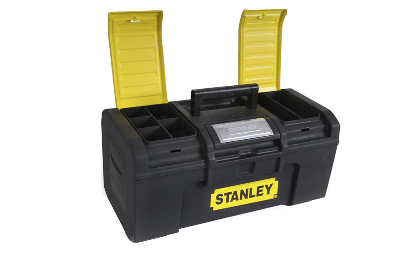 Ящик для інструменту Stanley Basic Toolbox, органайзер в кришці, 16.2х39.4x22см, пластик