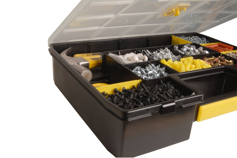 Органайзер Stanley Sort Master, 17 відділень, регульовані перегородки, 9х43x33см, пластик