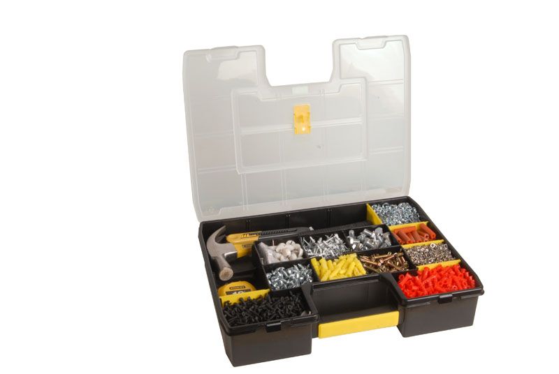 Органайзер Stanley Sort Master, 17 відділень, регульовані перегородки, 9х43x33см, пластик