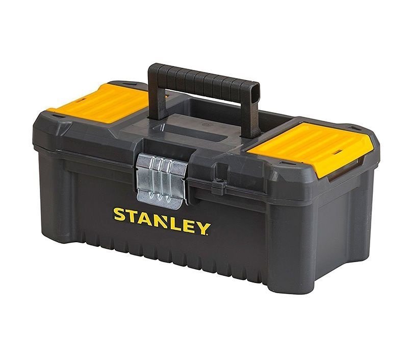 Ящик для інструменту Stanley Essential, органайзер в кришці, 12.8x31.6х15.6см, пластик