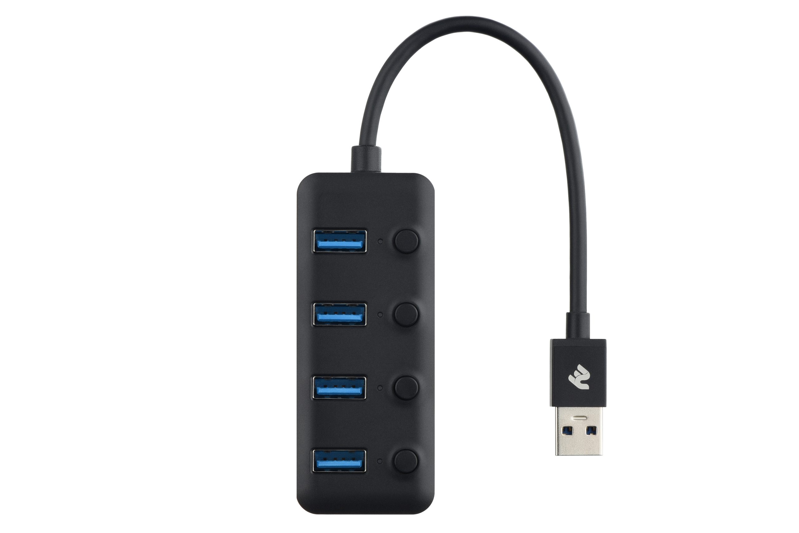 USB хаб 2Е USB-A to 4*USB3.0, Hub with switch, 0.25 м (2E-W1405)