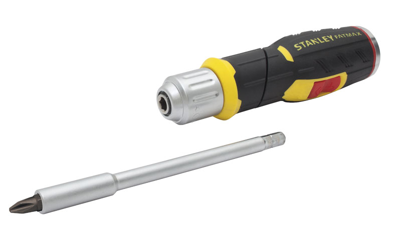 Отвертка Stanley FatMax набор 13шт, битодержатель реверсный, 12 бит, SL,PH,PZ,Torx