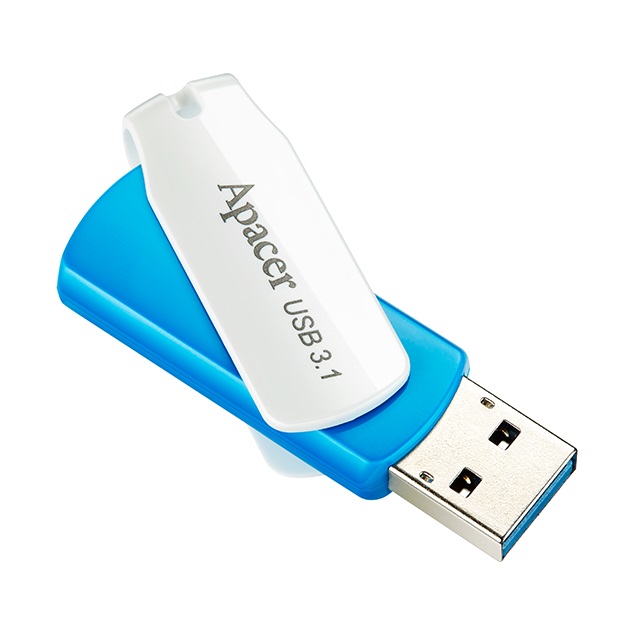 Накопичувач USB 3.1 APACER 32GB Blue/White (AP32GAH357U-1)