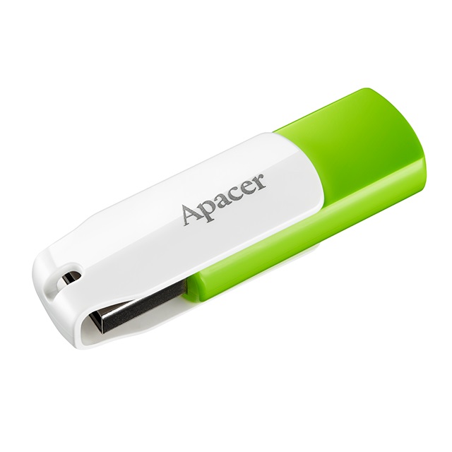 Накопичувач USB 2.0 APACER AH335 32GB Green/White (AP32GAH335G-1)