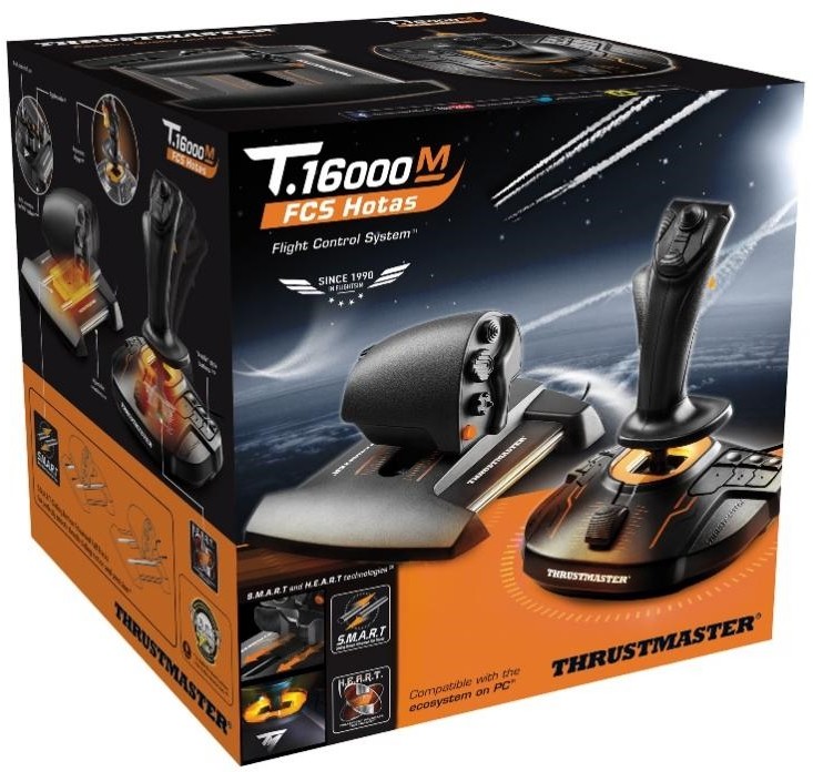 Джойстик Thrustmaster T-16000m fcs Hotas Pack, PC