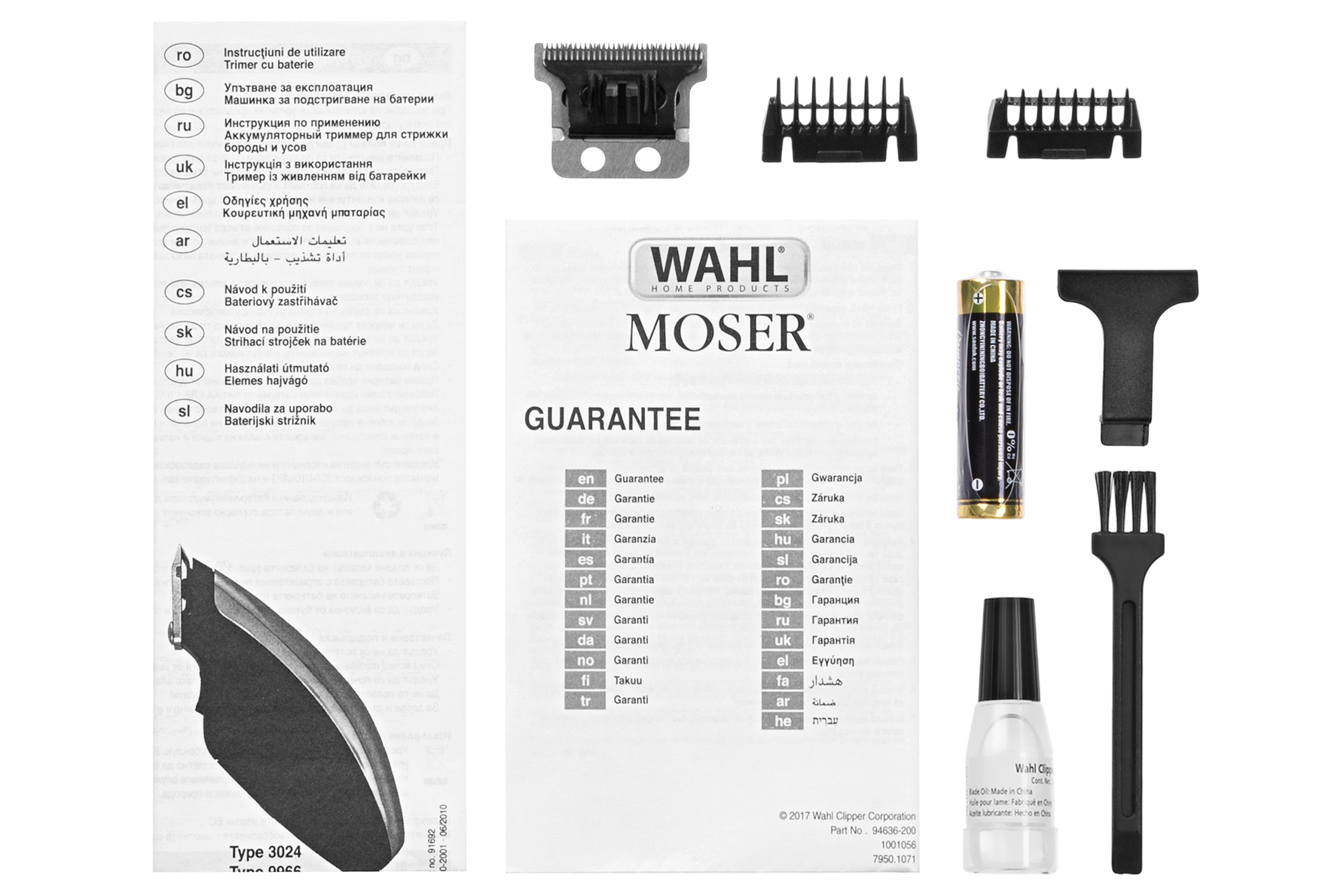 Машинка для стрижки тварин Moser WAHL Pocket Pro Deluxe 09962-2016