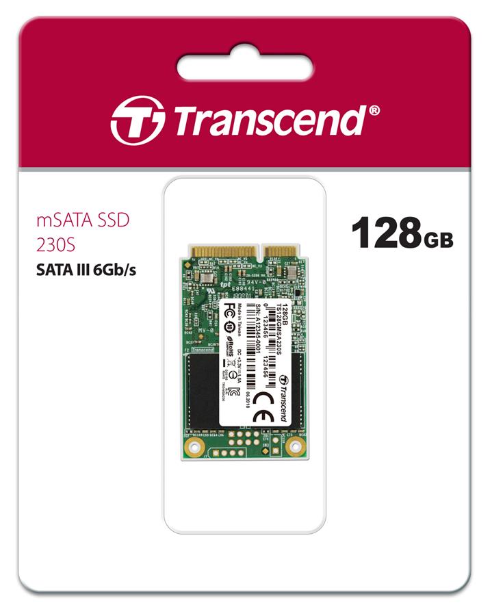 SSD накопичувач TRANSCEND 230S 128GB mSATA 3D TLC (TS128GMSA230S)