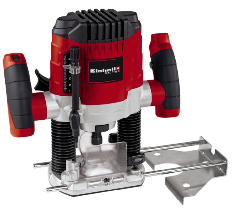 Фрезер Einhell TC-RO 1155 E, 1100Вт, цанга 6 та 8мм, 30000об•хв, 3.7кг