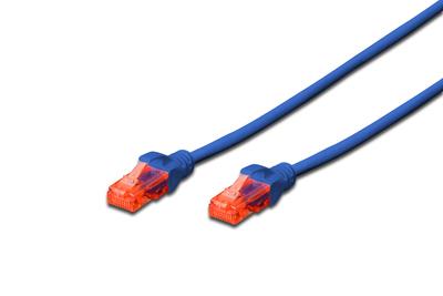 Патч-корд DIGITUS CAT 6 UTP, 1м, AWG 26/7, Cu, LSZH, Blue (DK-1617-010/B)