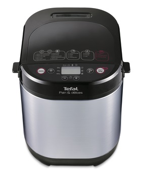 Хлібопічка Tefal PainEtDelice 720Вт, програм-1, макс.вага -1кг, форма-прямокутник, метал, чорний