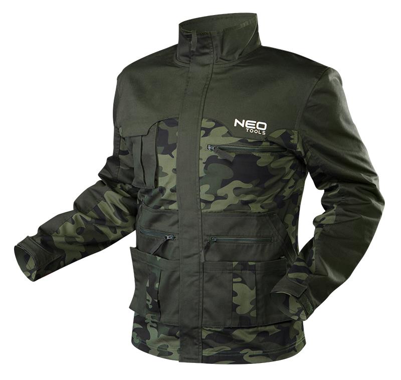 Куртка робоча Neo Tools Camo, візерунок моро, XL(54), камуфляж