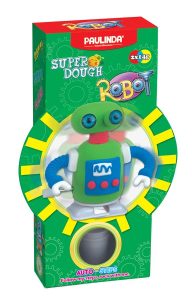 Маса для ліплення Paulinda Robot зелений, заводний механізм, крокує (PL-081178-5)