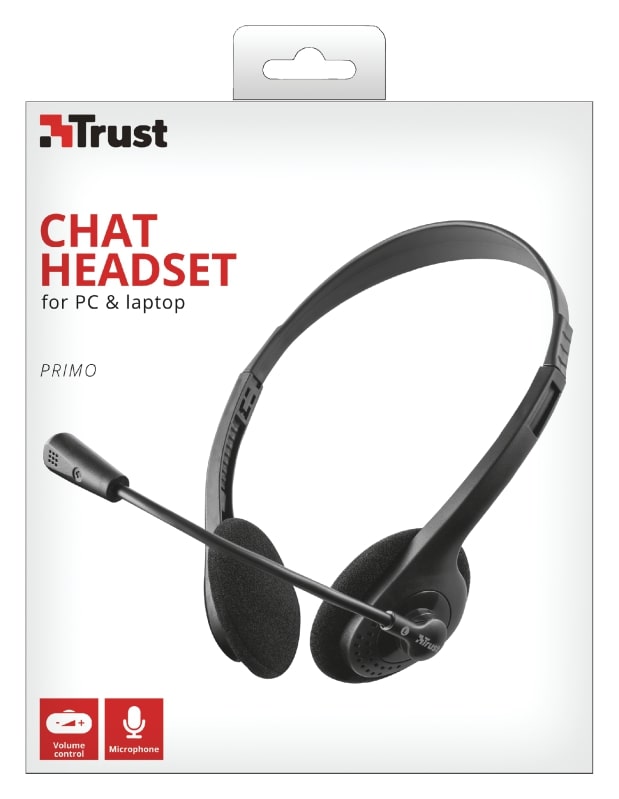 Гарнітура Trust Primo Chat 3.5mm Black (21665_TRUST)