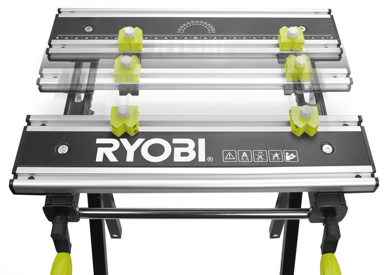 Верстак складний Ryobi RWB03, 600х570х760мм, навантаження до 100кг, регулювання висоти, 12.5кг