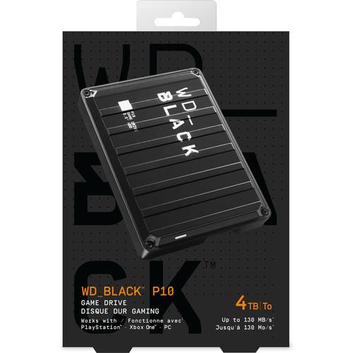 Жорсткий диск WD 2.5" USB 3.1 P10 4TB Game Drive (WDBA3A0040BBK-WESN)