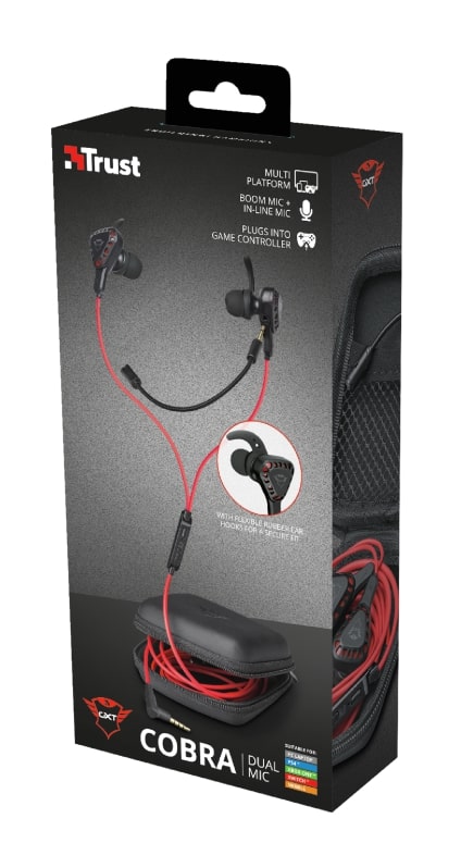 Trust GXT 408 Cobra Multiplatform 3.5mm RED