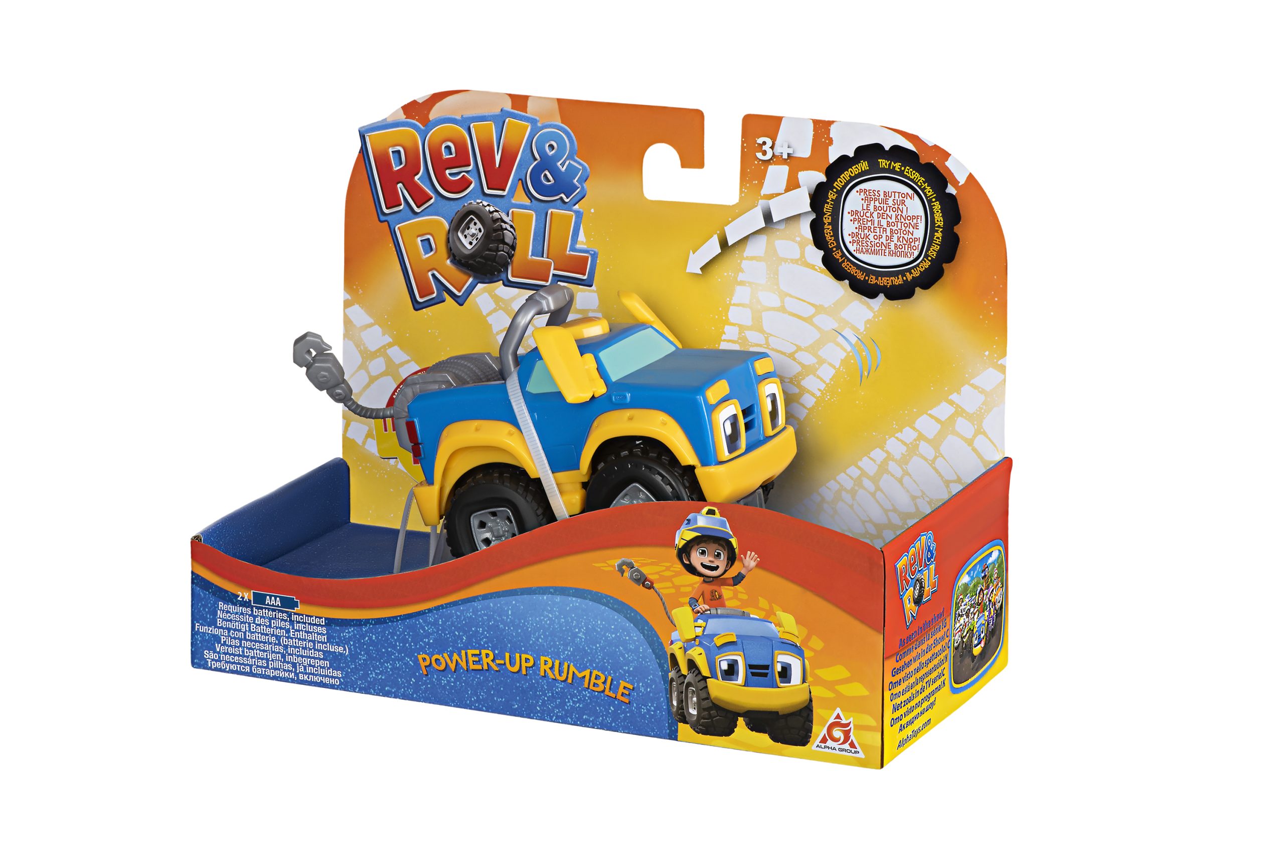 Игровая фигурка Rev & Roll Power-Up Rumble (EU881210)