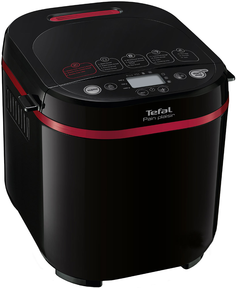 Хлібопічка Tefal PainPlaisir 650Вт, програм-1, макс.ваго -1кг, форма-прямокутник, пластик, чорний