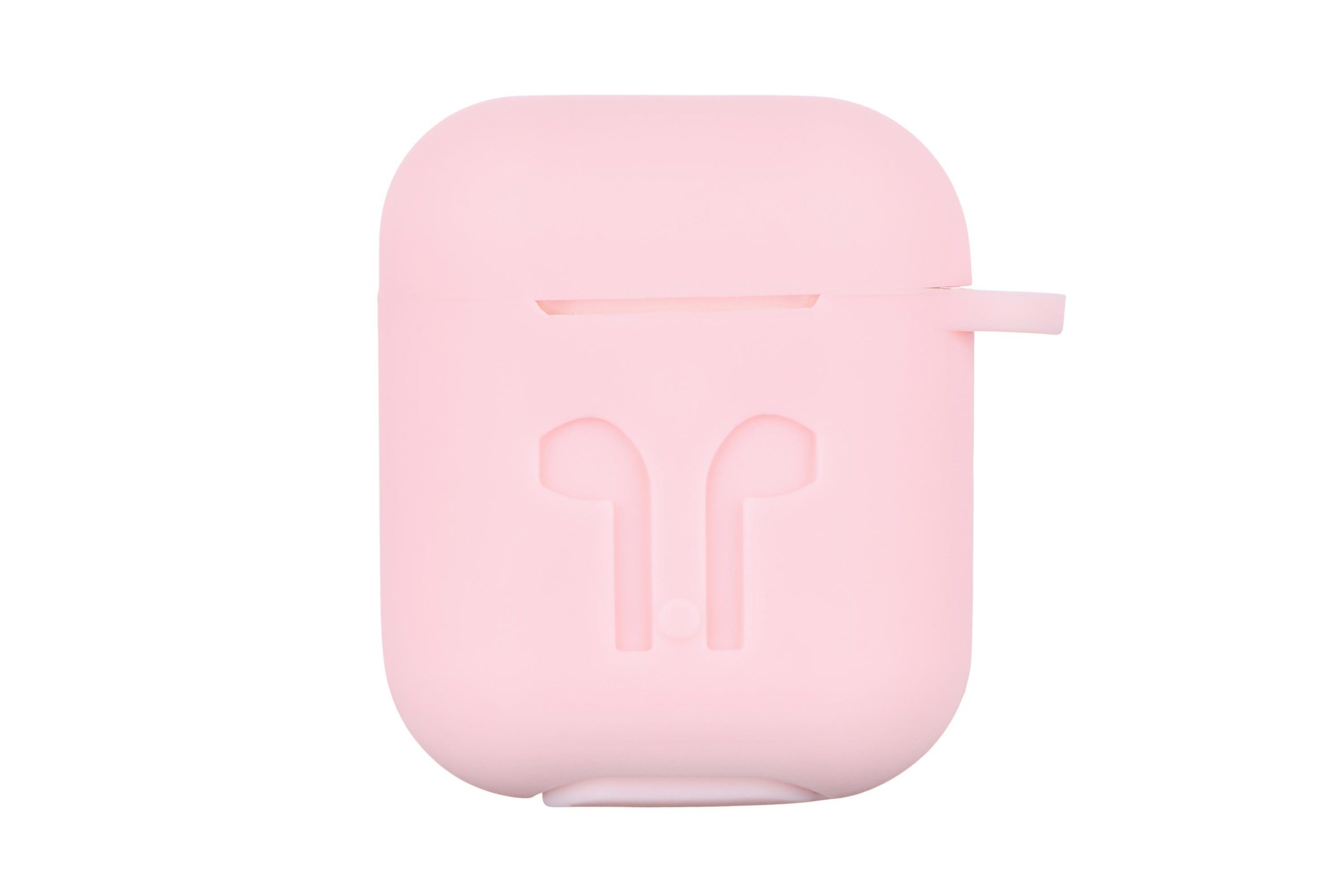 Чохол 2Е для Apple AirPods Pure Color Silicone (3mm) Imprint Light pink (2E-AIR-PODS-IBPCSI-3-LPK)