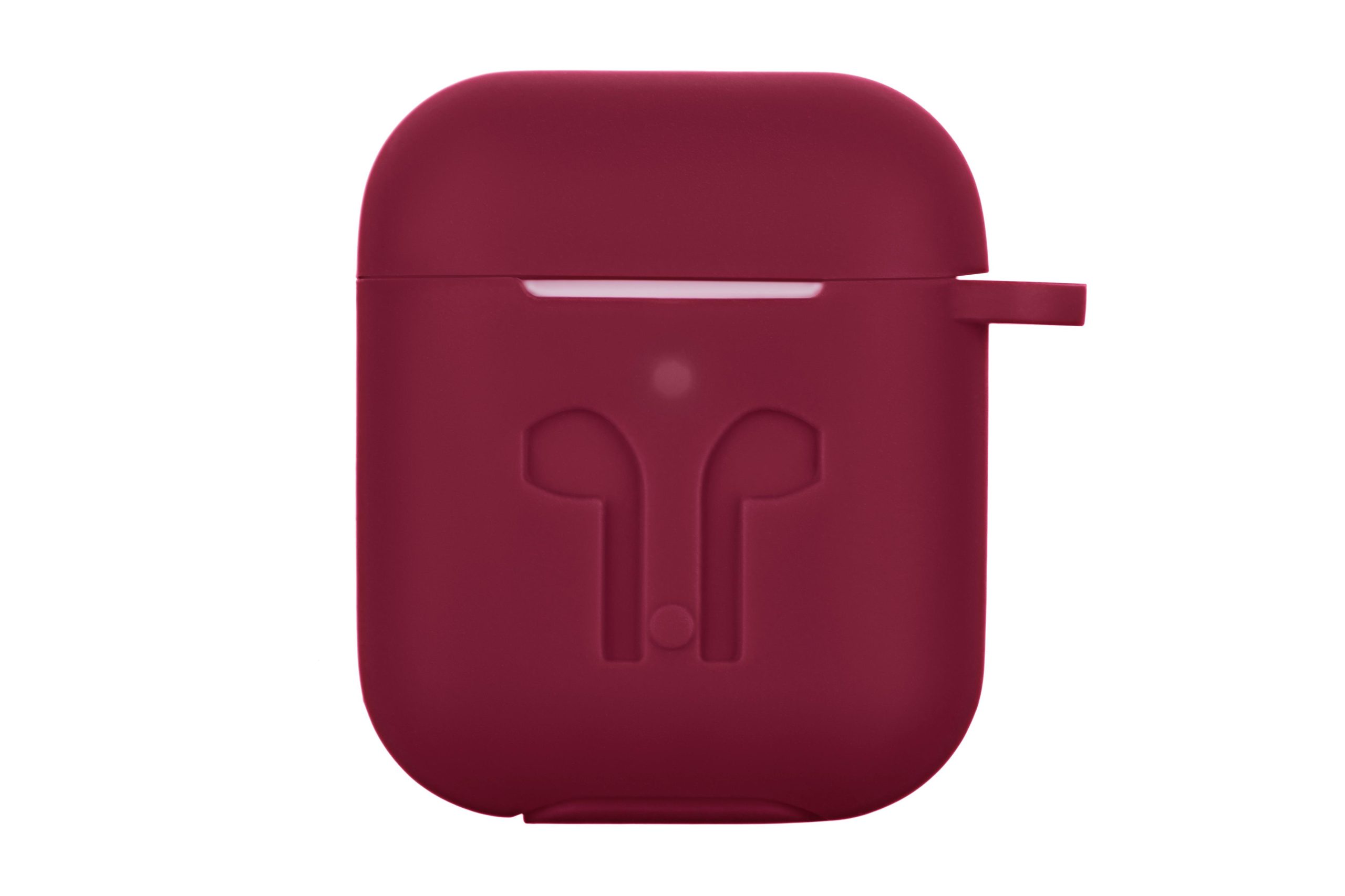 Чохол 2Е для Apple AirPods Pure Color Silicone (3mm) Imprint Marsala (2E-AIR-PODS-IBPCSI-3-M)