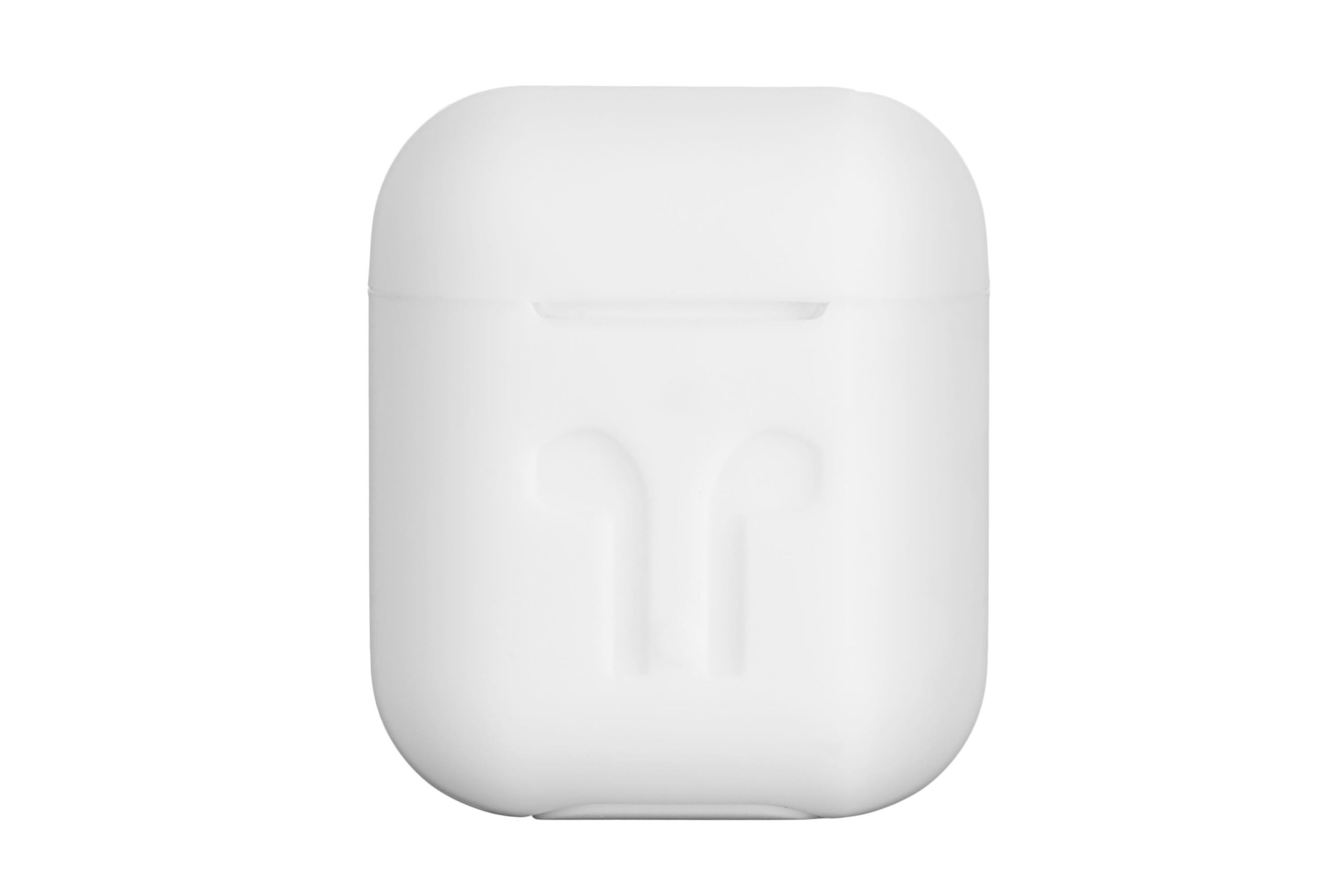 Чохол 2Е для Apple AirPods Pure Color Silicone (3mm) Imprint White (2E-AIR-PODS-IBPCSI-3-WT)