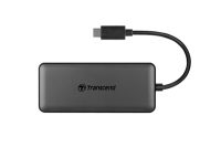 USB-хаб Transcend Type-C HUB 6 ports microSD/SD Black (TS-HUB5C)