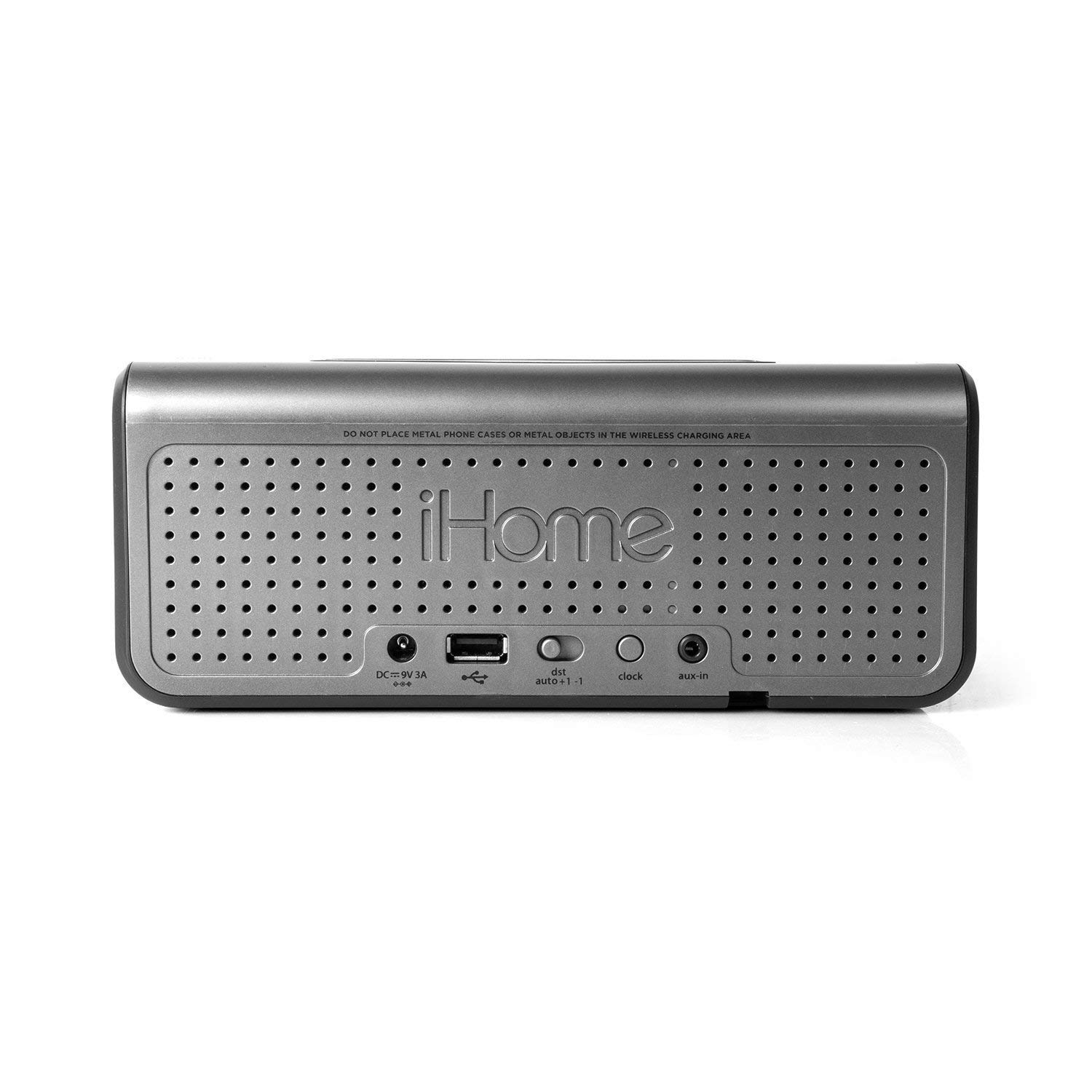 Акустична док-станція iHome IBN350G, Qi Wireless Charging, BT, NFC, USB, Aux Mic