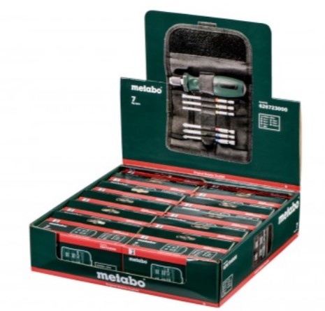 Отвертки Metabo набор 7шт, 6 бит, SL,PH,PZ,Torx