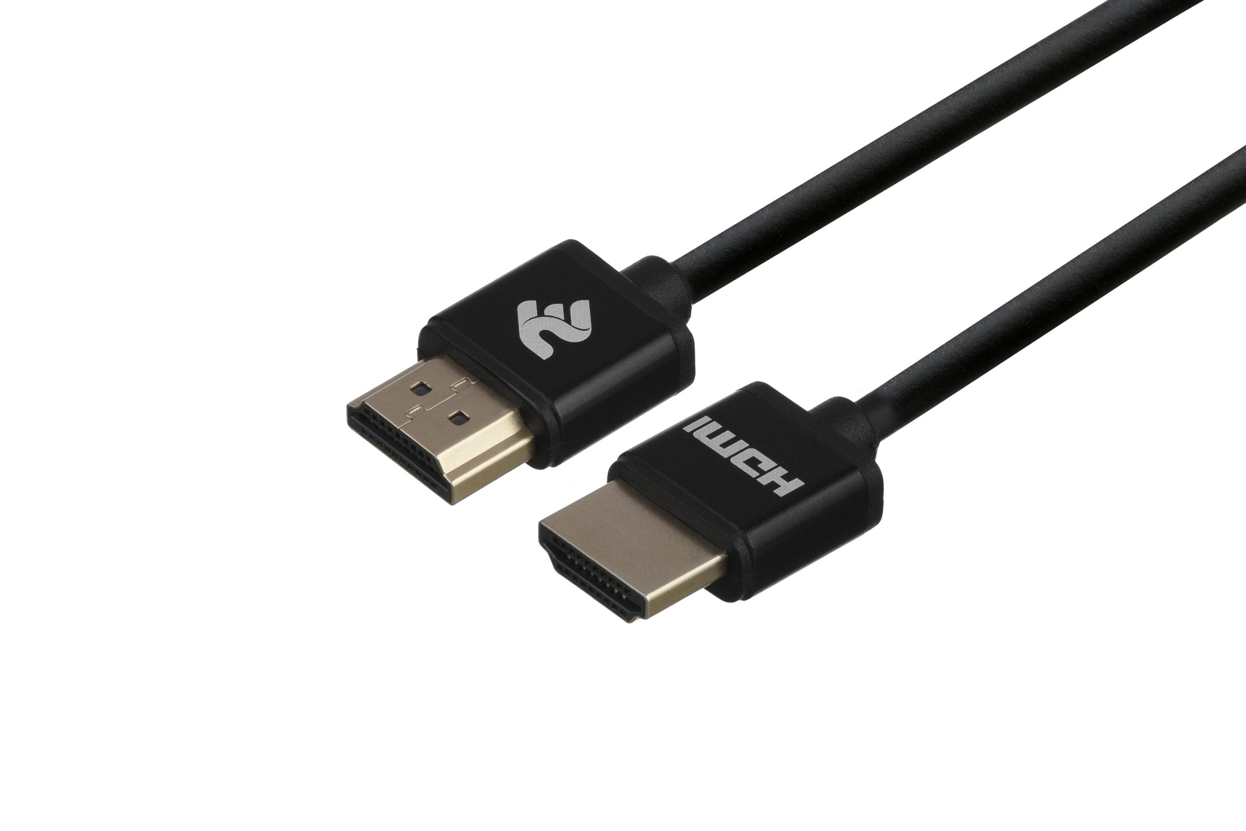 Кабель HDMI 2Е (AM/AM) V2.0, Ultra Slim, Aluminium, Black 2m (2EW-1119-2m)