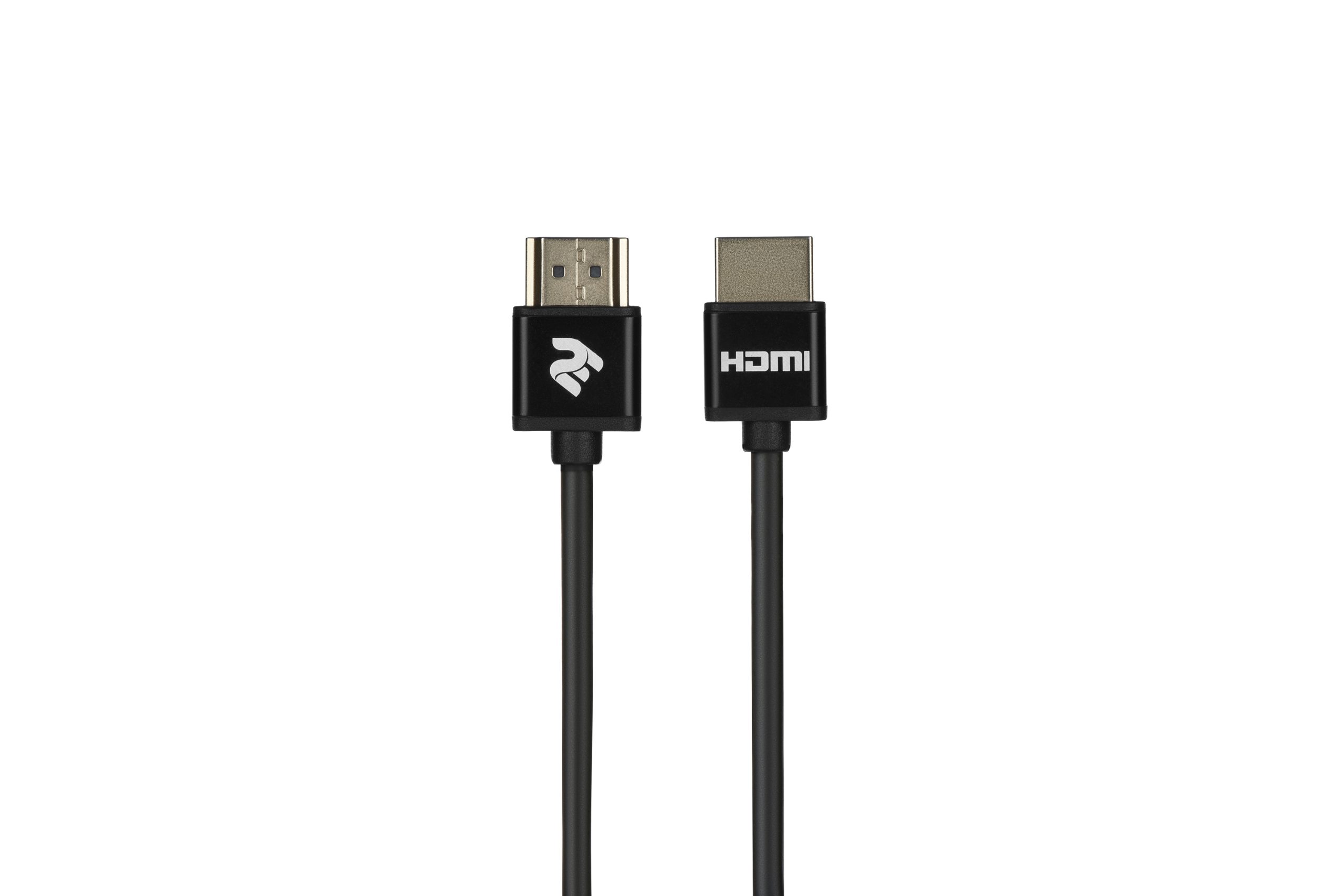 Кабель HDMI 2Е (AM/AM) V2.0, Ultra Slim, Aluminium, Black 2m (2EW-1119-2m)